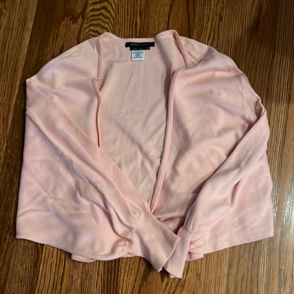 BCBG pink bolero sweater